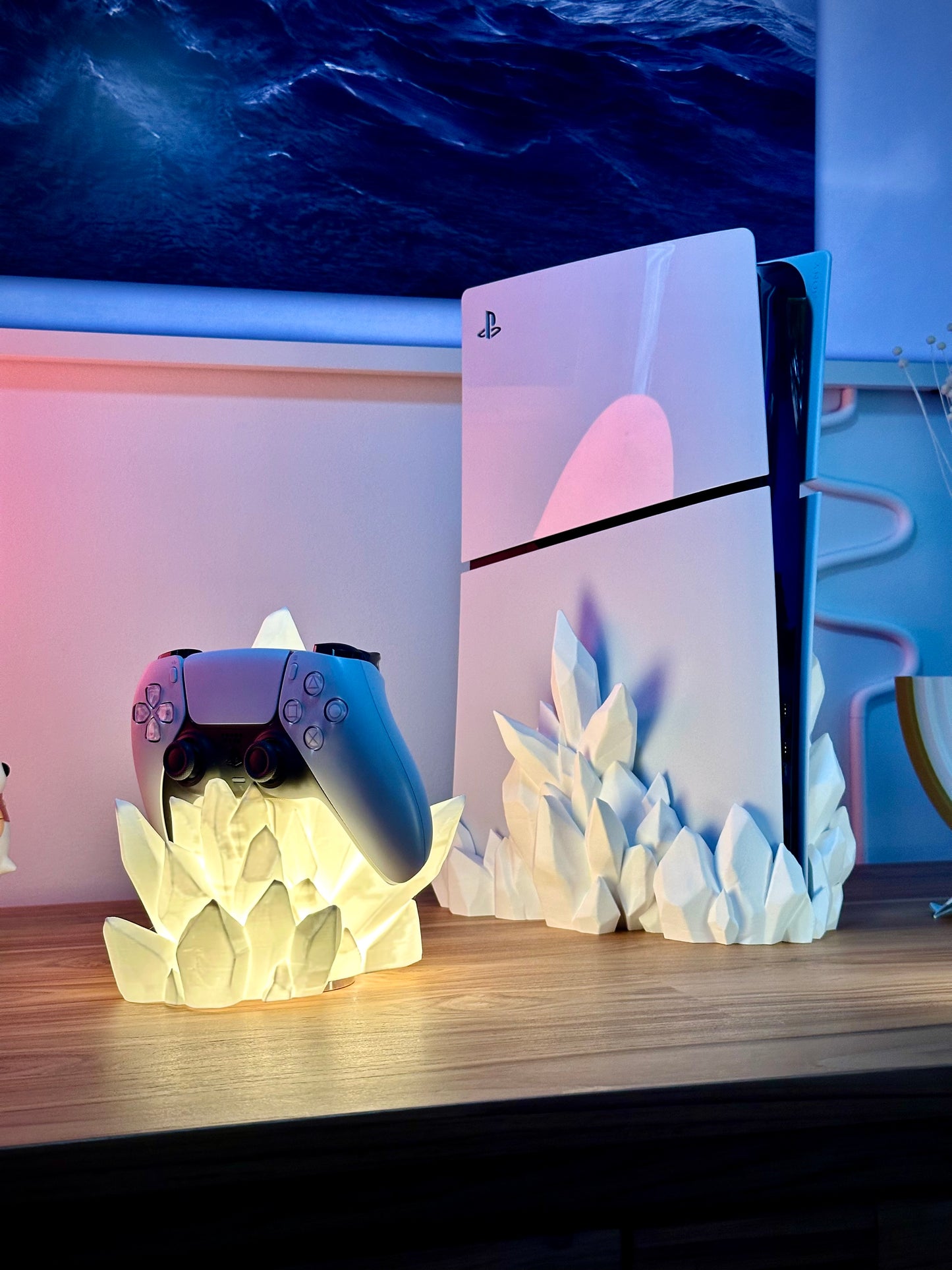 Crystal Console Stand & Controller Dock
